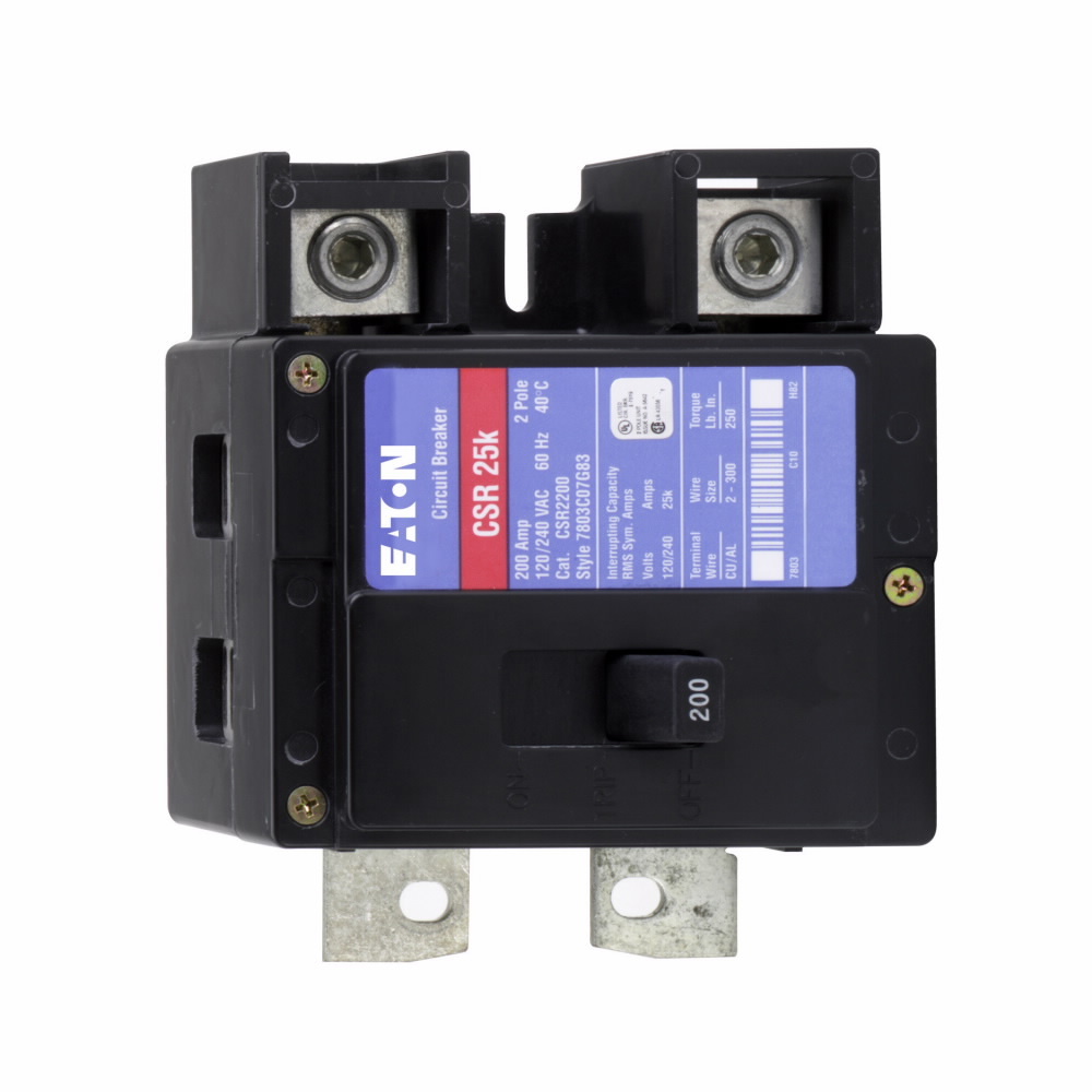 CSR2150N Type CH Standard Main Circuit Breaker, 120/240 V AC, 150 A, 25 kA Interrupt, 2 Poles