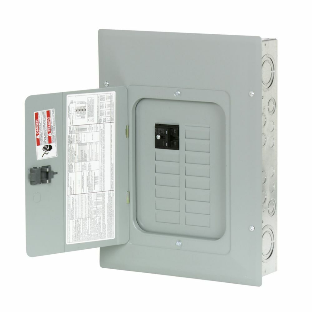 BR1220B100 1-Phase Main Circuit Breaker Loadcenter, 120/240 V AC, 100 A, 20 Poles, 10 kA Interrupt
