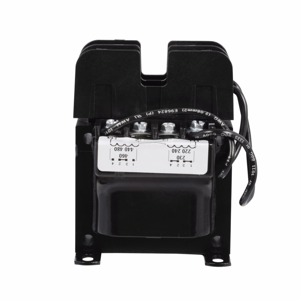 C0050E2BFB Type MTE Control Transformer, 240/480 V Primary, 24 V Secondary, 50 VA Power Rating, 50/60 Hz, 1 Phase