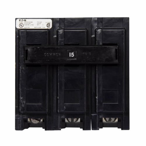HQP3015H Miniature Circuit Breaker, 15 Amp, 3 Pole, 240V