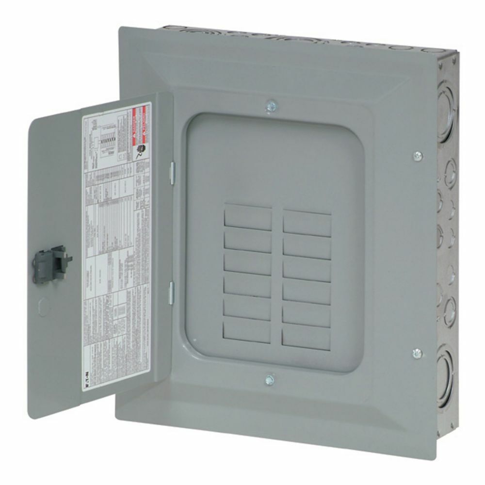 BR1224L125 1-Phase Main Lug Loadcenter, 120/240 V AC, 125 A, 24 Poles, 10 kA Interrupt