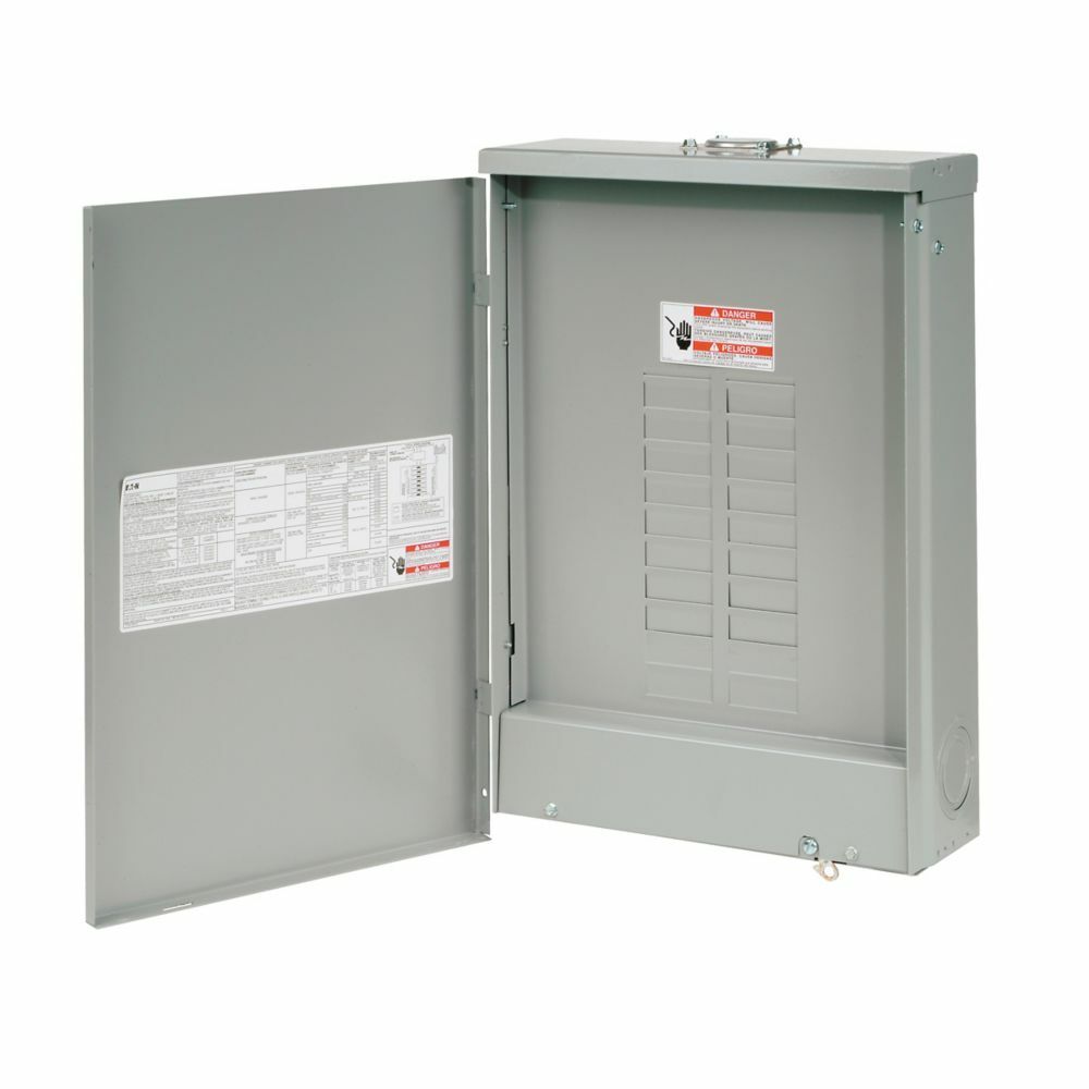 BR2024L125R 1-Phase Split Main Lug Loadcenter, 120/240 VAC, 125 A, 24 Poles, 10 kA Interrupt