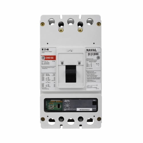 CHKD3400F Molded Case Circuit Breaker Frame, 600 V AC/250 V DC, 400 A, 3 Poles
