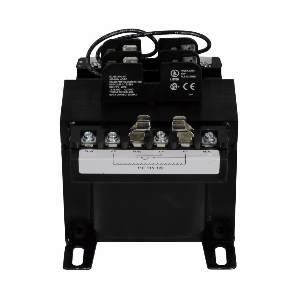 C0750E2AFB Type MTE Control Transformer, 230 x 460, 220 x 440, 240 x 480 V Primary, 120/115/110 V Secondary, 750 VA Power Rating, 50/60 Hz, 1 Phase