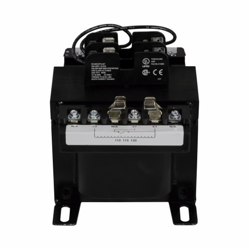 C0500E2B Type MTE Control Transformer, 240/480 V Primary, 24 V Secondary, 500 VA Power Rating, 50/60 Hz, 1 Phase