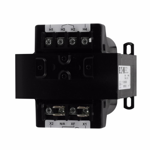 C0200E1B Type MTE Control Transformer, 120/240 V Primary, 24 V Secondary, 200 VA Power Rating, 50/60 Hz, 1 Phase