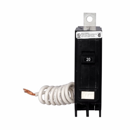 QBGF1020 Circuit Breaker, 20 A, 10 kA Interrupt, 1 Poles, Thermal Magnetic Trip