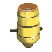 6098 Electrolier Push Bar Lampholder With Cap, Shell, 660 W, 250 V AC, E26 Lamp