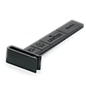 49265-WR1 Versi-Duct Cable Retainer, For Use With Vertical Cable Management System, 5 in Channel, Black