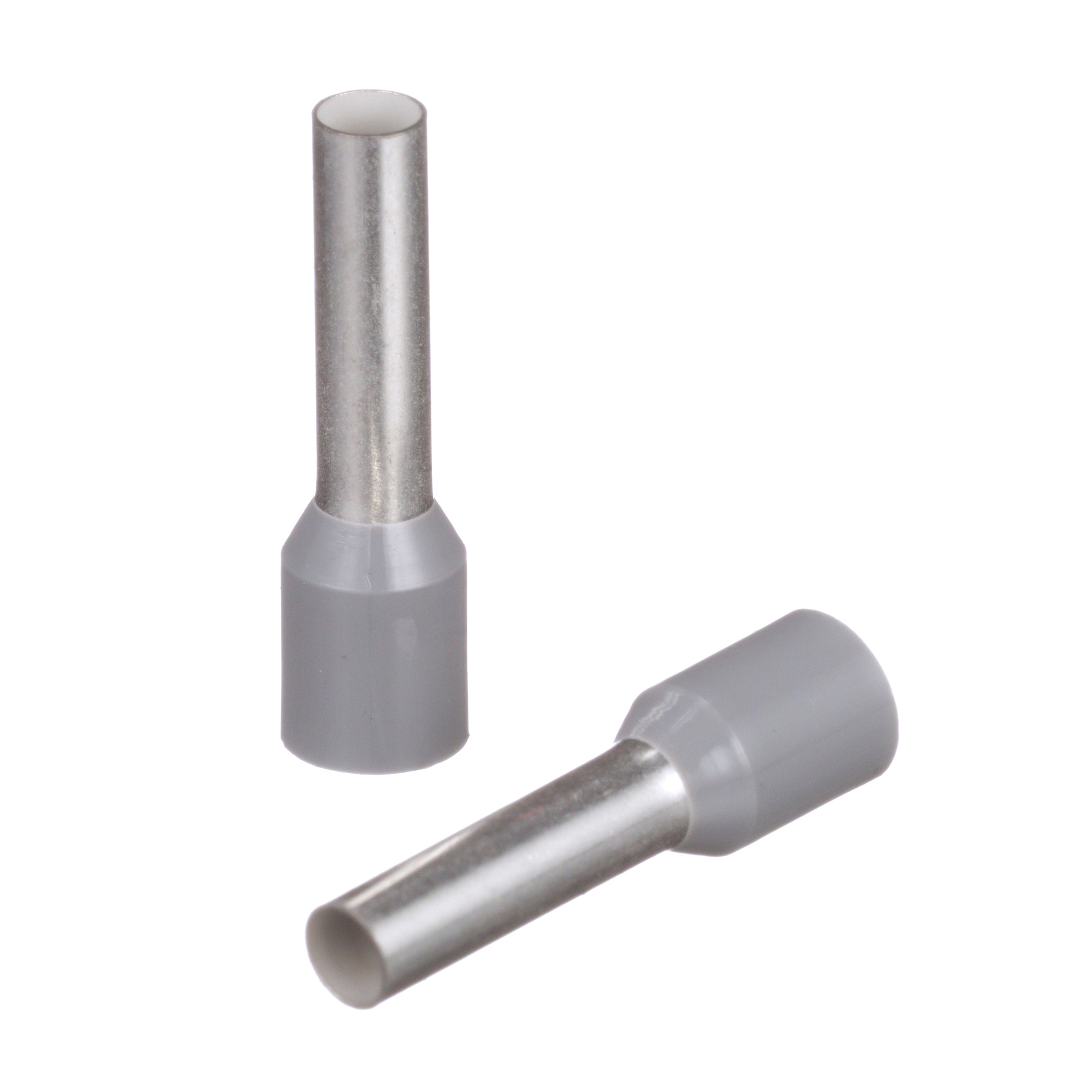 FSD81-12-C Pan-Term Type FSD Single Insulated Wire Ferrule, 12 AWG Stranded Conductor, 0.79 in L, Copper, Gray