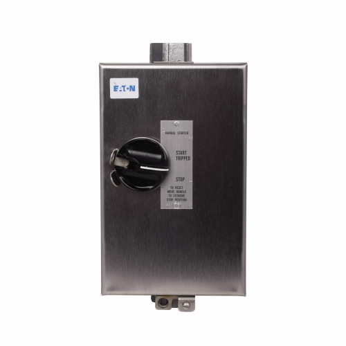 B100W0B Full Voltage Non-Reversing Watertight Manual Starter, 2 Poles, NEMA 4 Enclosure