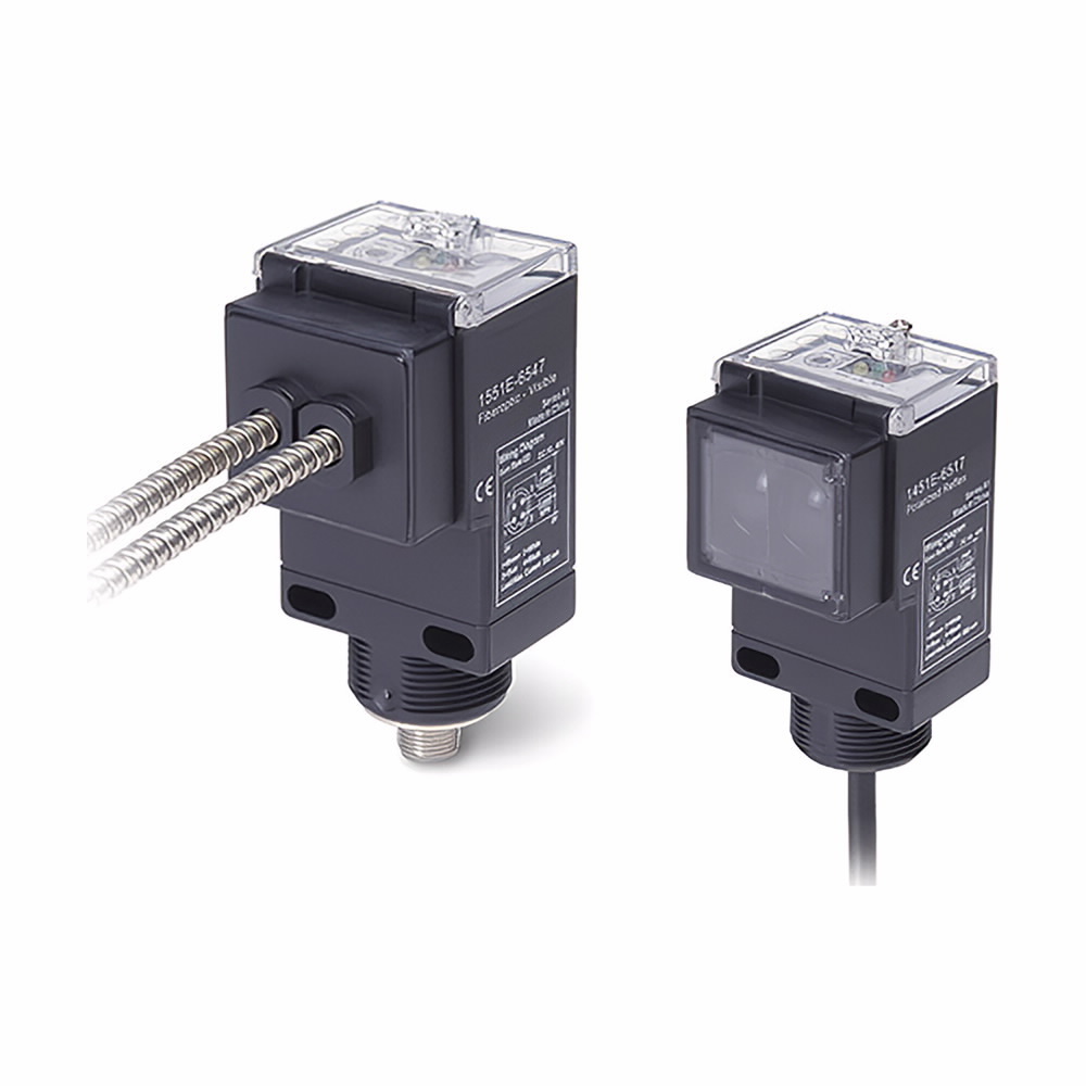1451E-6543 Enhanced 50 Photoelectric Sensor, 16 ft, Visible Red Sensing Beam, 2 ms Response, Solid State Relay Output