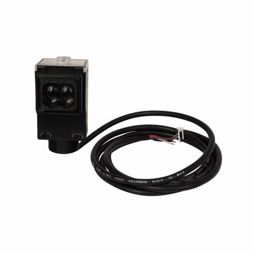 1350E-6514 Enhanced 50 Right Angle Photoelectric Sensor, 5 ft, Infrared Sensing Beam, 15 ms Response, SPDT Relay Output