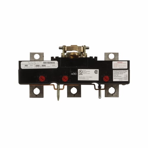 Tri-Pac LA3400PRF Molded Case Circuit Breaker Frame, 600 V AC/250 V DC, 400 A, 3 Poles, Line/Load Lug Terminal