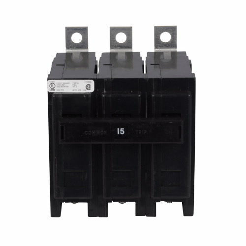 BAB3015HS Miniature Circuit Breaker, 15 Amp, 3 Pole, 240V