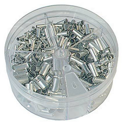 KP-F1 Non-Insulated Ferrule Assortment Kit, 1800 Pieces