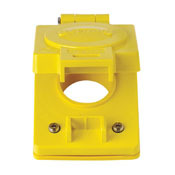 60W03 Wetguard Flip Lid Watertight Wetguard Receptacle Cover, Thermoplastic