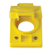 60W04 Wetguard Flip Lid Watertight Wetguard Receptacle Cover, Thermoplastic
