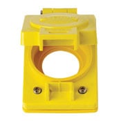 60W05 Wetguard Flip Lid Watertight Wetguard Receptacle Cover, Valox Polybutylene Terephthalate