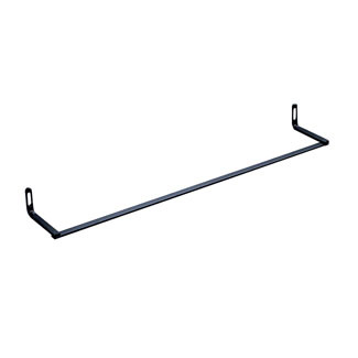 49005-CMB Cable Management Bar, Steel, Black, For Use With QuickPort and 110 Style Flat Patch Panel