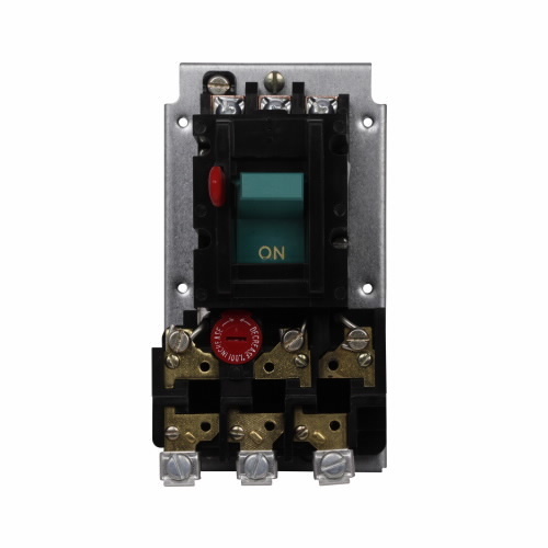 B100M1CX Motor Starter, Non-Reversing Action, 3 Poles, Open Enclosure