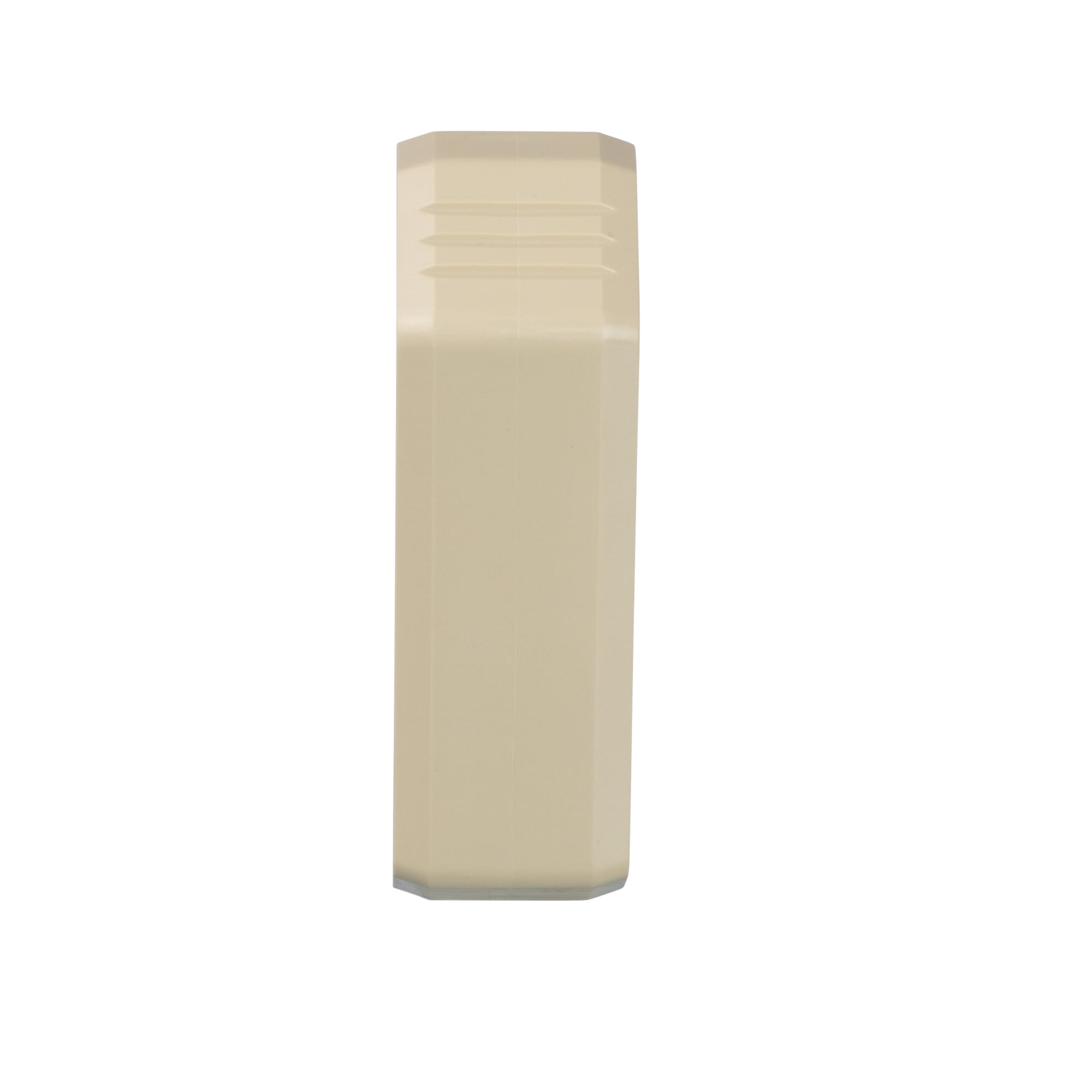 Surface Raceway, T-45 Power Rated Cover, Coupler, Electric Ivory
