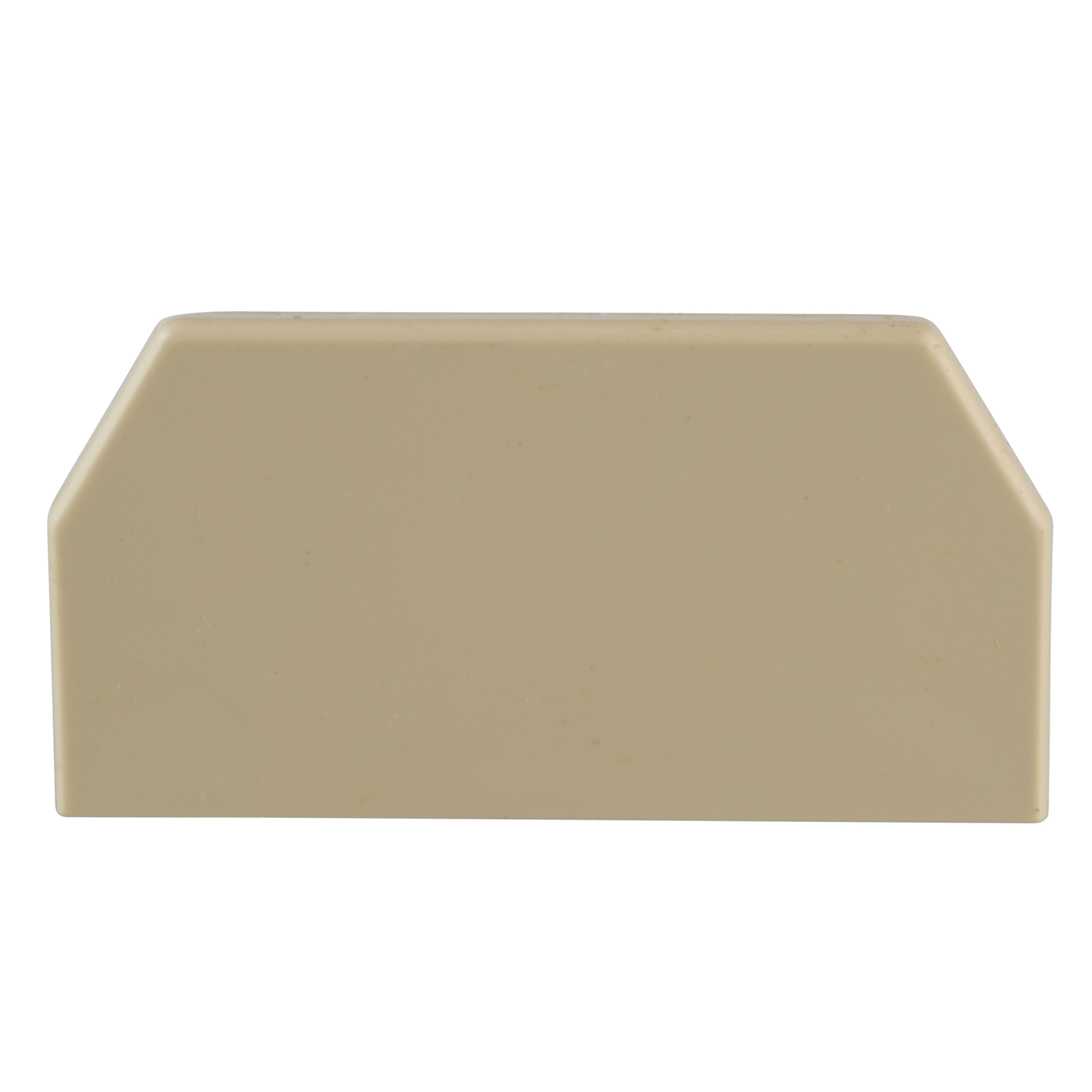 Surface Raceway, T-45 End Cap, Electric Ivory