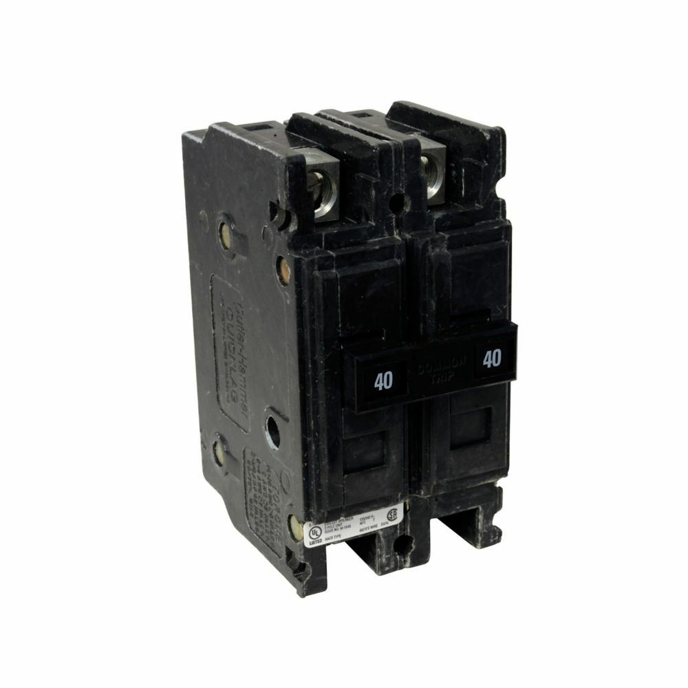 QCHW2040  Circuit Breaker, 40 Amp, 2 Pole, 120/240V