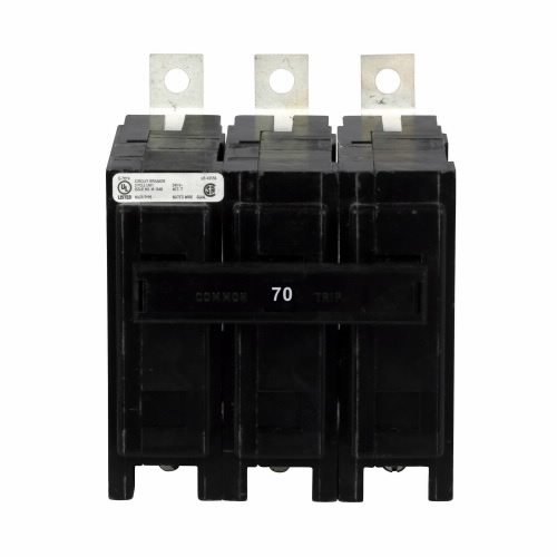 QBHW3070H Miniature Circuit Breaker, 70 Amp, 3 Pole, 240V