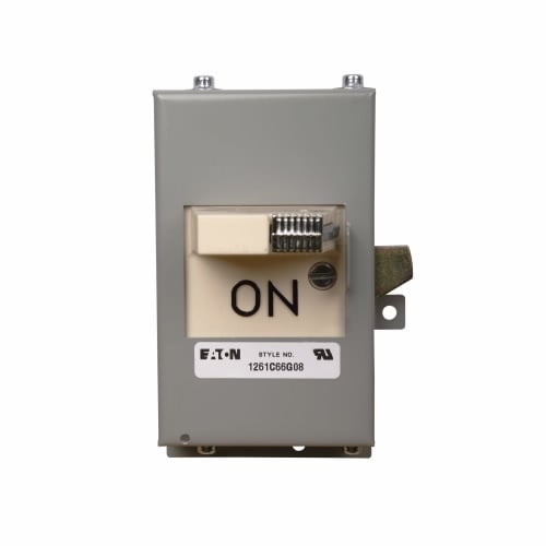 CMCU150FD Type MC Handle Mechanism, NEMA 12, Padlock Handle/Operation, For Use With C Series F Frame Molded Case Circuit Breaker