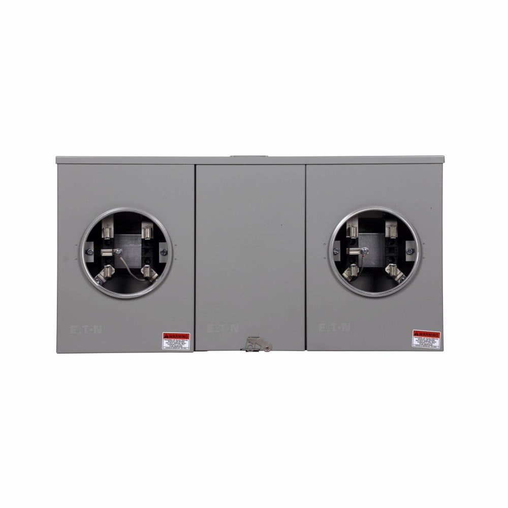 UT4R2352UFLCH Meter Socket, 200 Amp, 1 Phase, Ringless, 4 Jaw, 4 Position, OH, UG, 600V, Triplex, 3 Wire