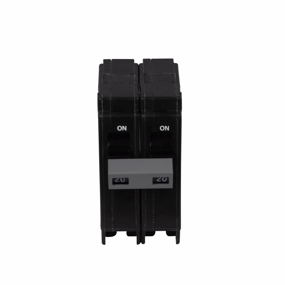 CHB220 Type CHB Standard Molded Case Circuit Breaker, 120/240 V AC, 20 A, 10 kA Interrupt, 2 Poles, Thermal Magnetic Trip