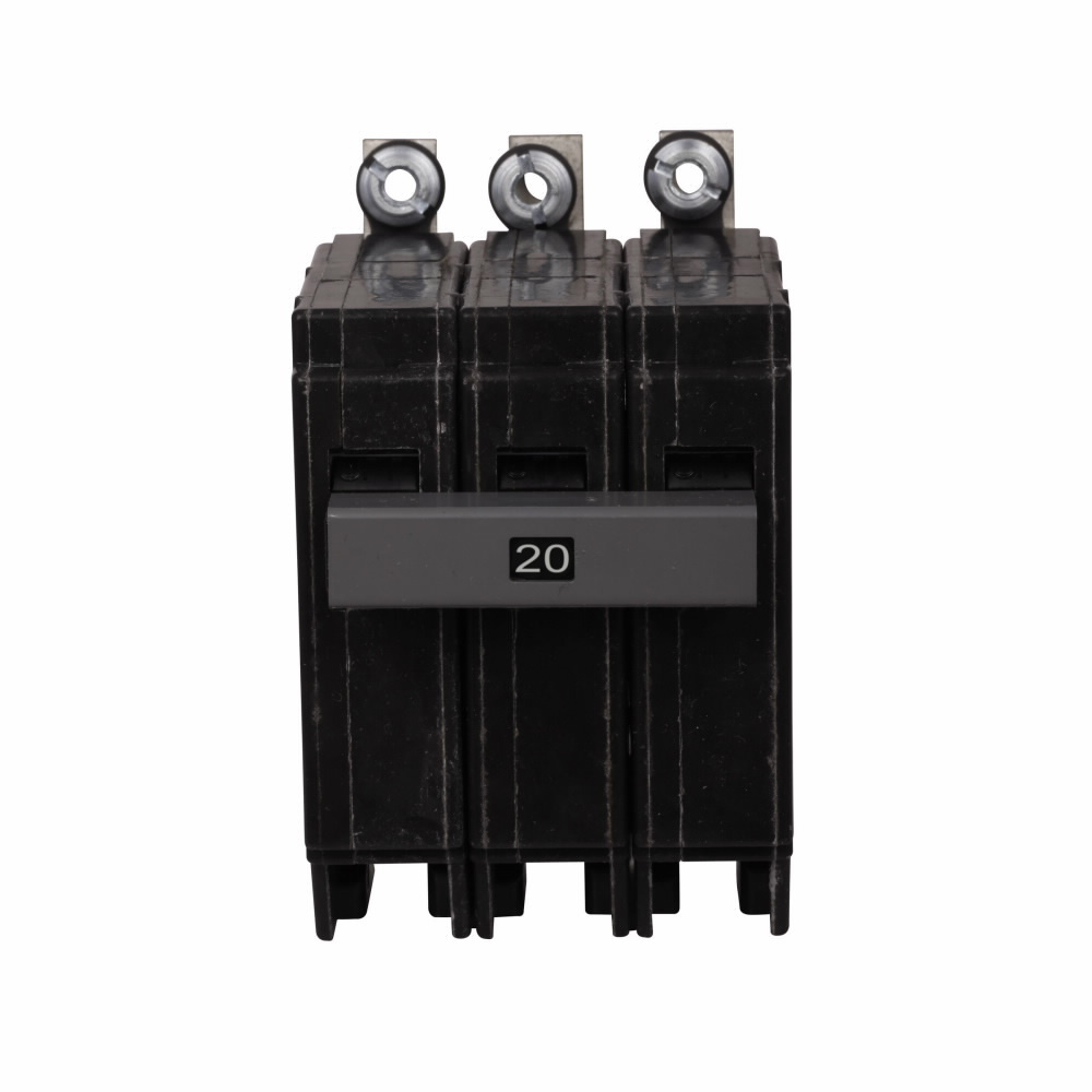 CHB320 Type CHB Standard Molded Case Circuit Breaker, 240 V AC, 20 A, 10 kA Interrupt, 3 Poles, Thermal Magnetic Trip