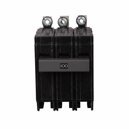 CHB3100 Type CHB Standard Molded Case Circuit Breaker, 240 V AC, 100 A, 10 kA Interrupt, 3 Poles, Thermal Magnetic Trip