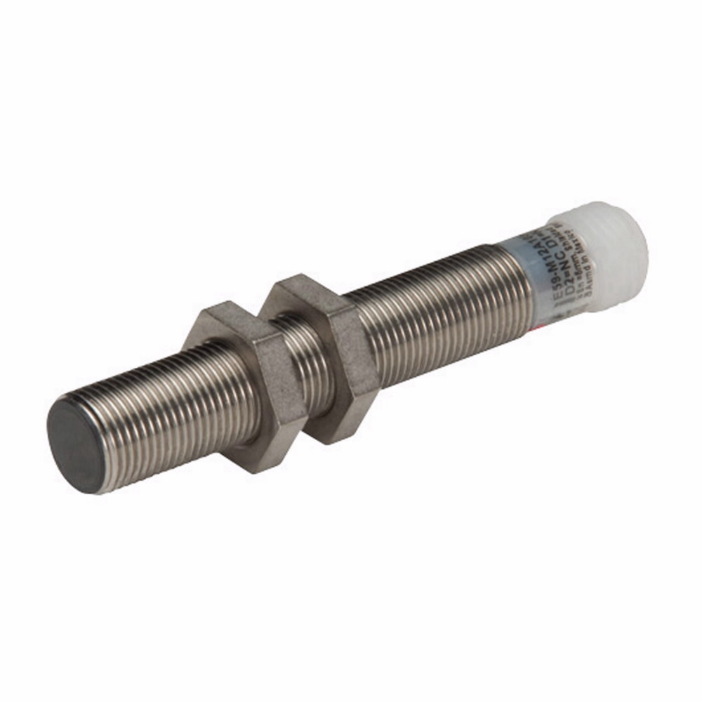 E59-M12A105D01-D2 iProx Straight Standard Range Shielded Proximity Sensor, Inductive, NPN/PNP Output, NC Contact, 6 to 48 V DC