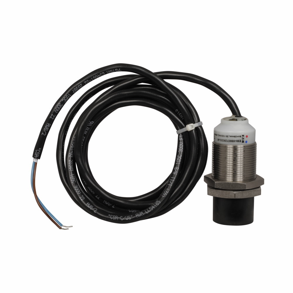 E59-M30C129D01-D1 E59 iProx 3-Wire Straight Unshielded Proximity Sensor, Inductive, NPN/PNP Output, 1NO Contact, 6 to 48 V DC