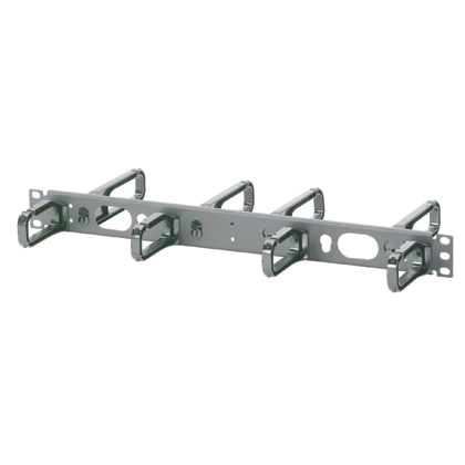 CMPH1 Open-Access 2-Sided Horizontal Cable Manager, 19 in W x 8.57 in D, 1 Rack, Steel