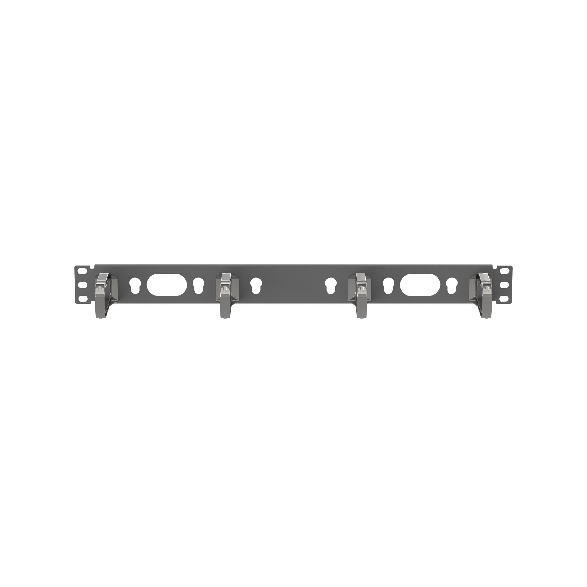 CMPHF1 Open-Access 1-Sided Horizontal Cable Manager, 19 in W x 3.38 in D, 1RU Rack, Steel
