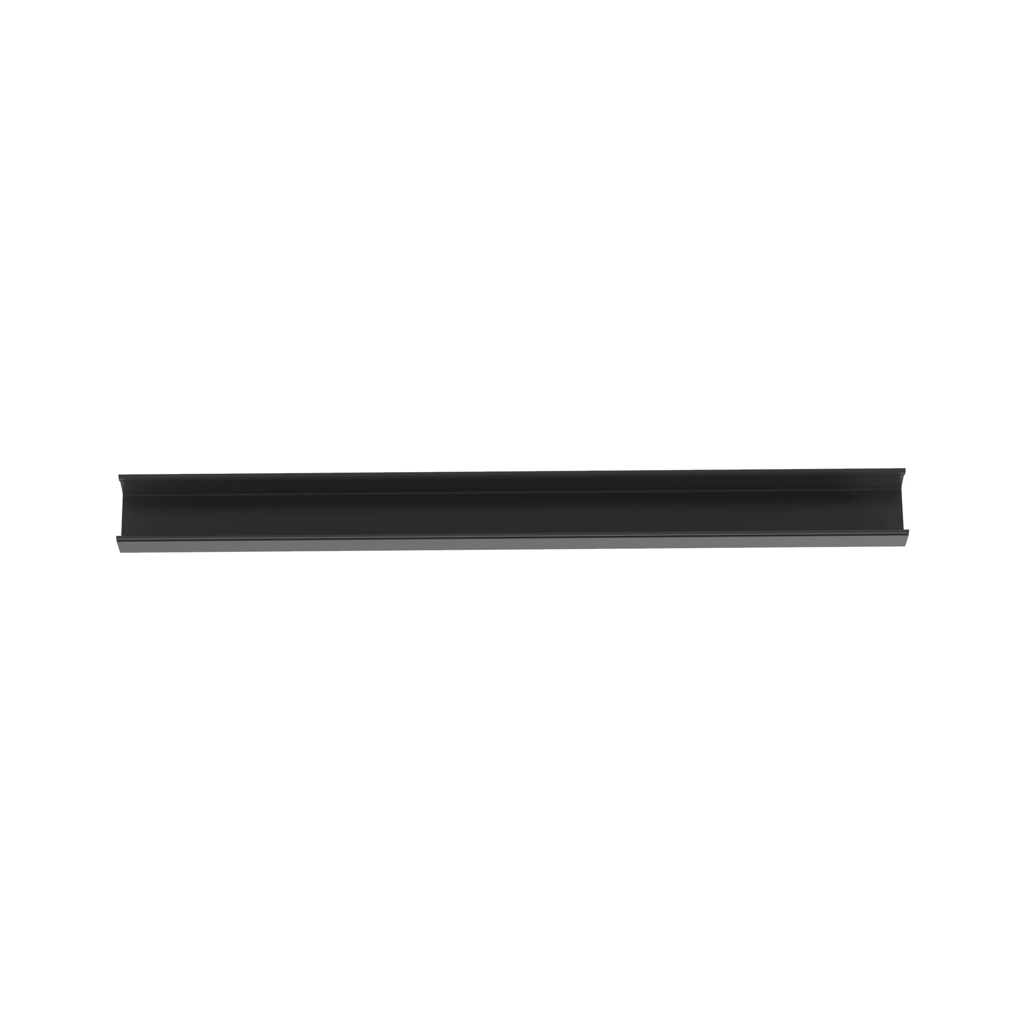 FR6X4BL6 FiberRunner Fiber Runner Channel, 6 ft L x 6.58 in W, 4.44 in H Side Rail, PVC