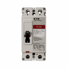 Eaton Series C complete molded case circuit breaker, F-frame, FD, Complete breaker, Fixed thermal, fixed magnetic trip type, Two-pole, 20A, 600 Vac, 250 Vdc, 65 kAIC at 240 Vac, 35 kAIC at 480 Vac, Line and load, 50/60 Hz