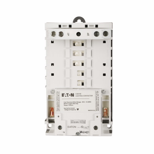 C30CNE08A0 Electrically Held Lighting Contactor, 110/115 to 120 V AC V Coil, 8NC Contact, 8 Poles