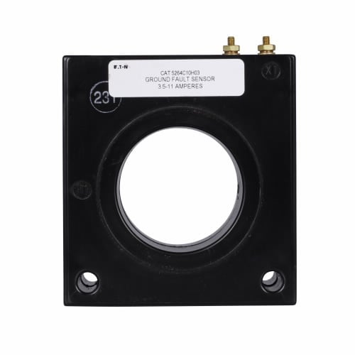 5264C10H04 GR/GRT Ground Fault Relay Sensor, 3-3/4 in, 3.5 to 65 A Operational, 4 to 12 A and 10 to 36 A Trip Rating Current, 3-3/4 in Window