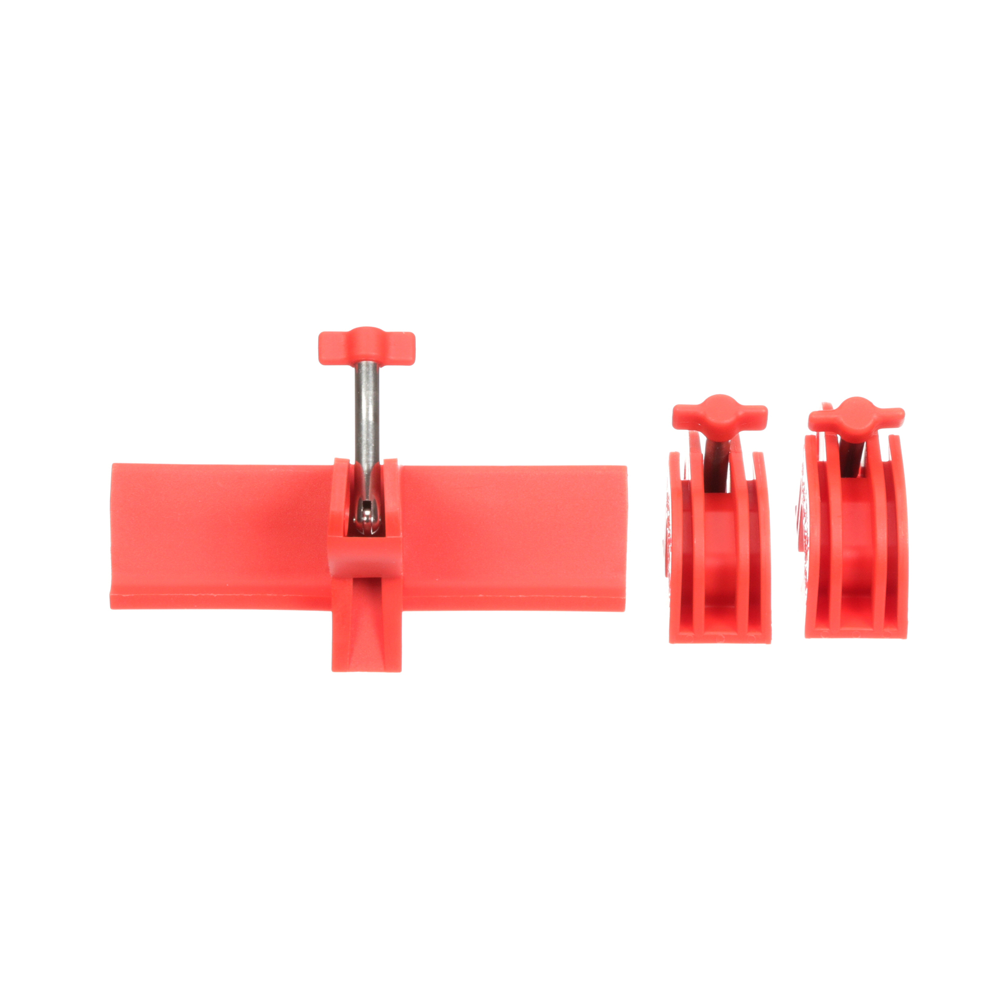 PSL-CBKIT Circuit Breaker Lockout Kit, For Use With Single, Double and Triple Handle Circuit Breaker, 1 Padlocks, Nylon/Stainless Steel, Red