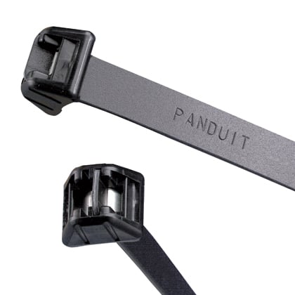Dura-Ty DT4EH-L0 Dura-Ty Cable Tie, Black, Acetal, UV, 13.5"L, 250lb, PK50