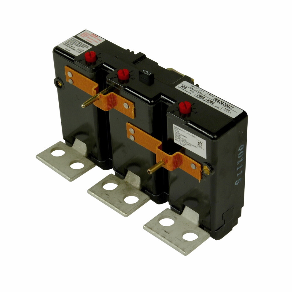 Tri-Pac NB3800PF Molded Case Circuit Breaker Frame, 600 V AC/250 V DC, 800 A, 3 Poles, Pressure Line/Load Terminal