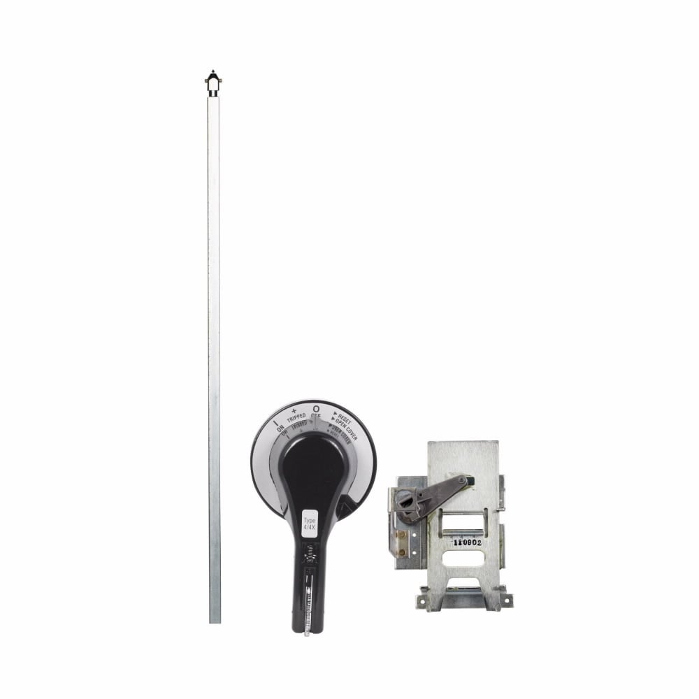HM4R24 C Series Handle Mechanism, 1/3R/12 NEMA Rating, Rotary Handle/Operation, Through-The-Door Handle Mounting, For Use With C Series L and MDL-Frame Molded Case Circuit Breaker