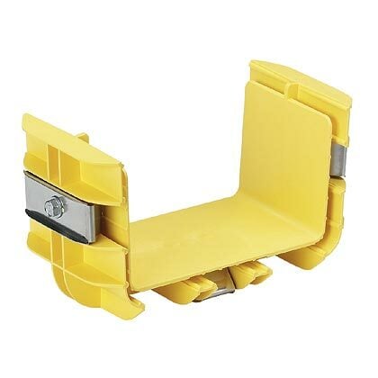 FRBC6X4YL Coupler, For Use With FiberRunner 6 x 4 in Routing System, 8.34 in L x 4 in W x 4.4 in H, ABS, Yellow