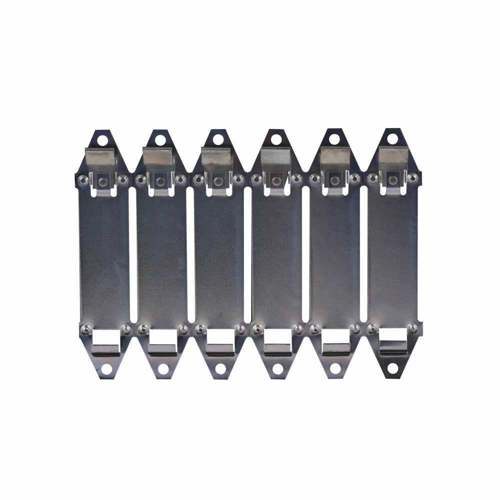 QC6BP QuickLag Mounting Plate, For Use With Type C 6-Pole Circuit Breaker, Cable-In/Cable-Out Connection