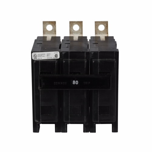 BAB3100HS Miniature Circuit Breaker, 100 Amp, 3 Pole, 240V