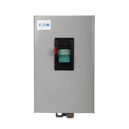 B100S0C Enclosed General Purpose Motor Starter, Non-Reversing Action, 3 Poles, NEMA 1 Enclosure